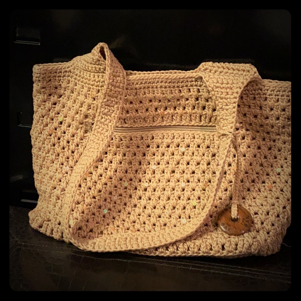 Sequin Crochet The Sak Bag